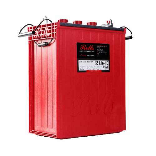 Rolls S6 L16-HC (6v 445 Ah FLA) Battery