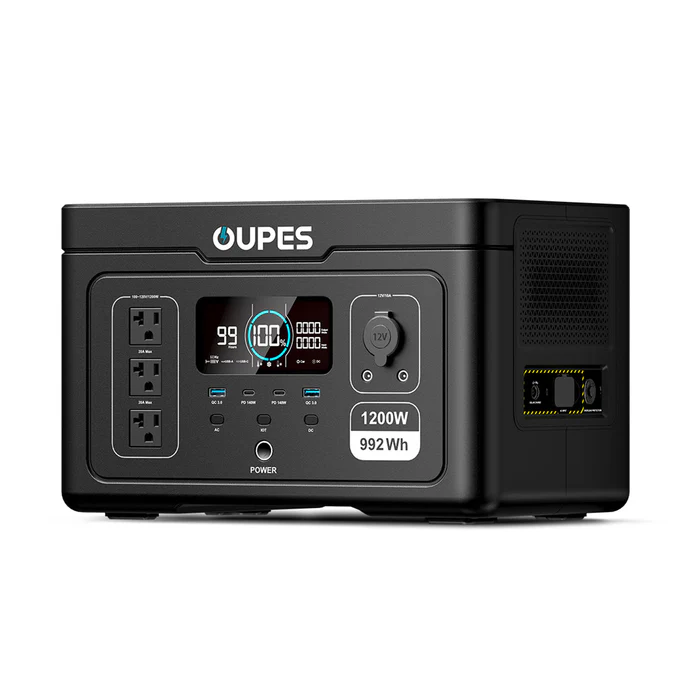 Exodus 1200 Portable Power Station: 992Wh Capacity | 1,200W AC Pure Sine Wave Inverter (1,500W Boost Mode)