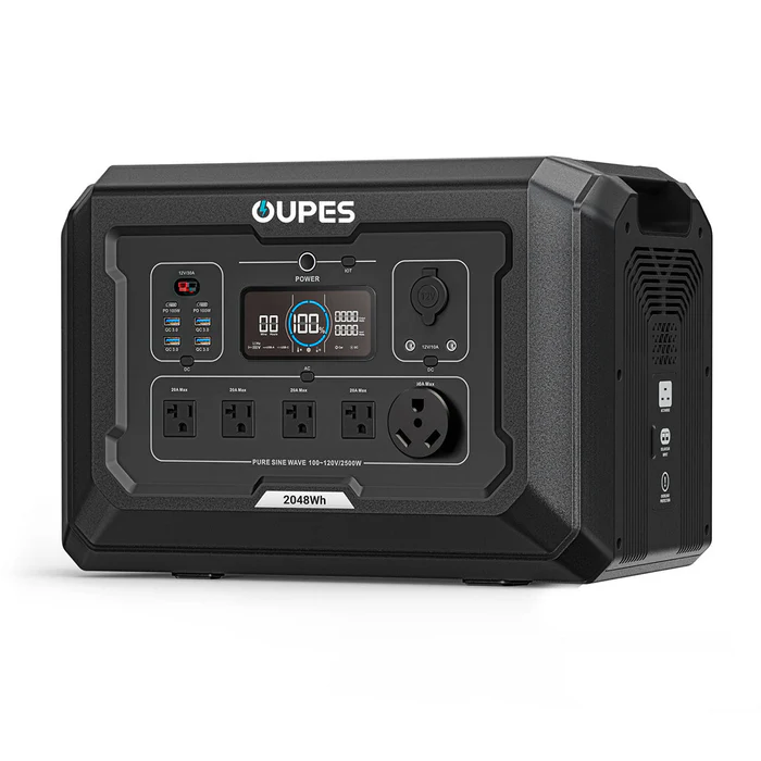 Mega 2 Home Backup & Portable Power Station | 2500W, 2048Wh